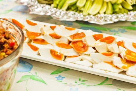 Salted egg Stock Photos