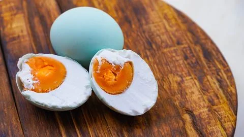 Salted egg Stock Photos