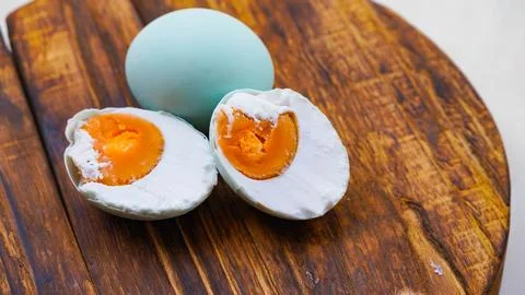 Salted egg Stock Photos