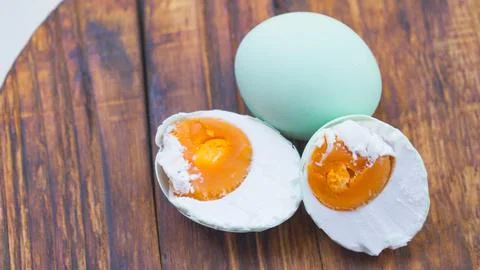 Salted egg Stock Photos