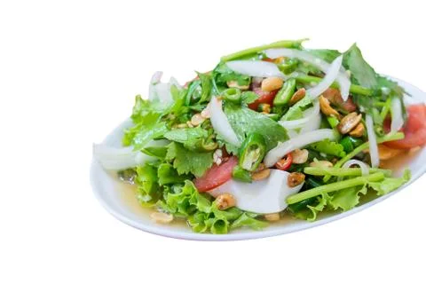 Salted egg salad Stock Photos