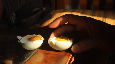 Salted eggs Stock Footage 280341860