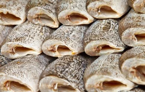 Salted fish Stock Photos