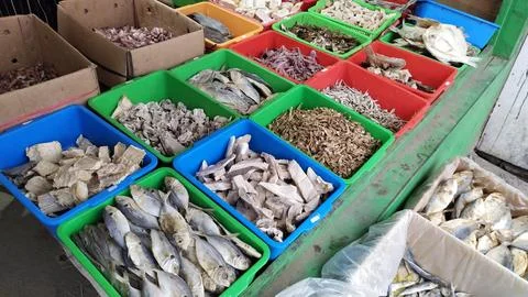 Salted fish Stock Photos