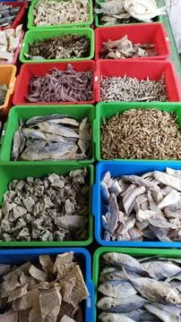 Salted fish Stock Photos