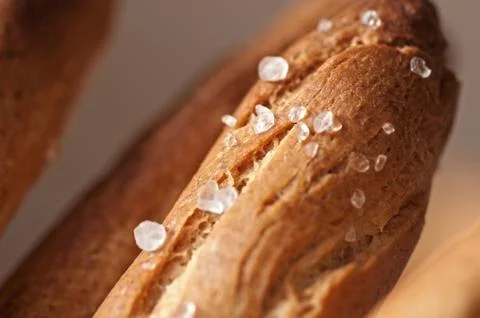 Salted grissini close up Stock Photos