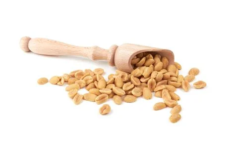 Salted peanuts isolated Stock Photos