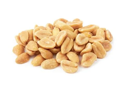 Salted peanuts isolated Stock Photos