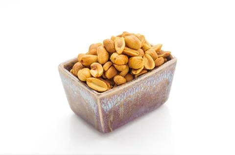 Salted peanuts 스톡 사진