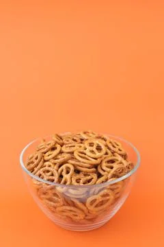 Salted pretzels Stock Photos