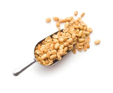 Salted roasted peanuts. Foto stock