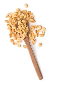 Salted roasted peanuts. Foto stock