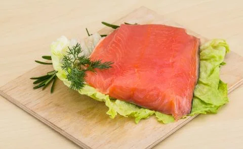 Salted salmon Stock Photos