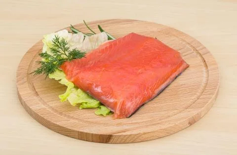 Salted salmon Stock Photos