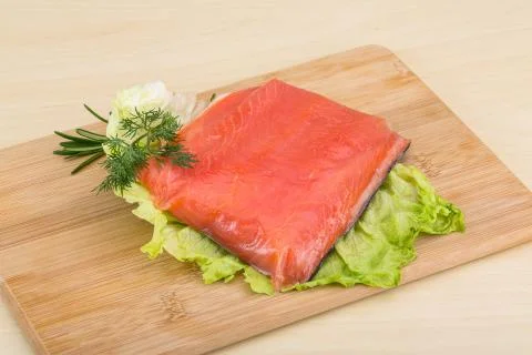 Salted salmon Stock Photos