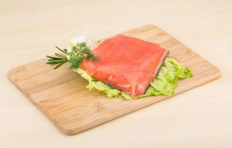 Salted salmon Stock Photos