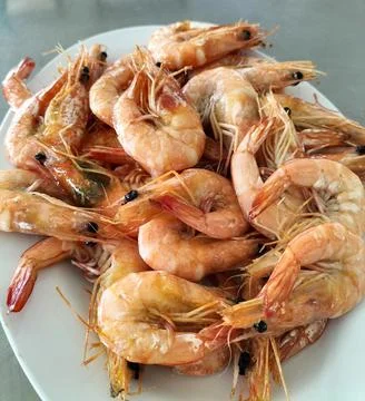 Salted shrimp Stock Photos