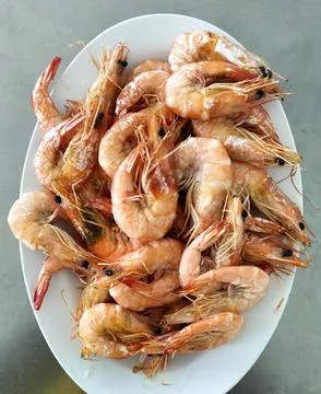 Salted shrimp Stock Photos