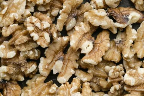 Salted walnuts Stock Photos