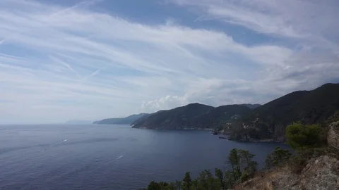 Salto della Lepre Levanto - Bonassola Stock Footage