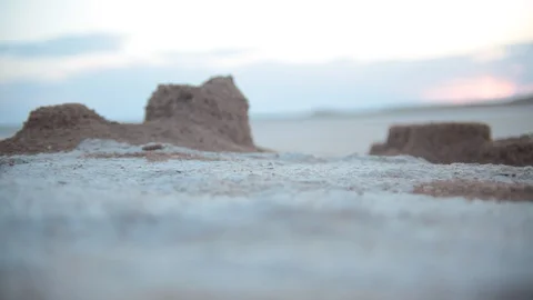 Saltpan ground Stock Footage 129753010