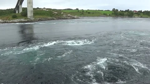 Saltstraumen - 01 Stock Footage 142226748