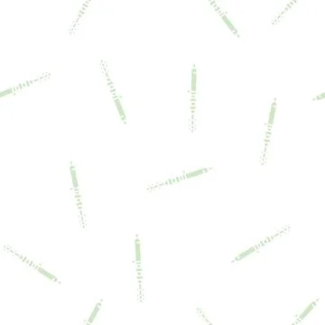 Saltwater rods glyph seamless pattern Illustrazione stock