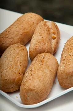 Salty biscuit stuffing Stock-Fotos