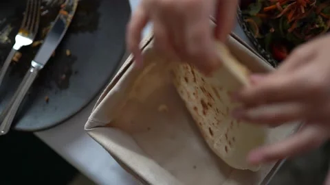 Salty Bread Piece Broken 4k Slow Motion Cinematic Stock Footage 180496792