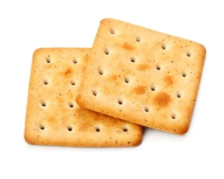 Salty crackers Stock Photos