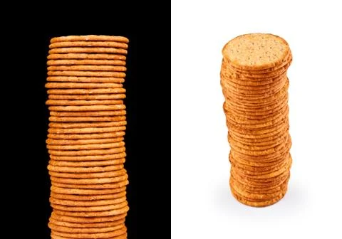 Salty Crackers Stock-Fotos