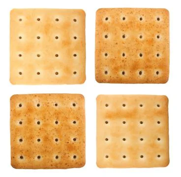 Salty crackers Stock Photos