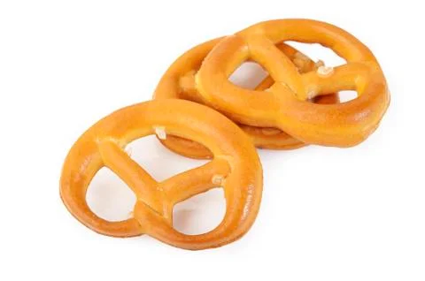 Salty pretzel Stock Photos