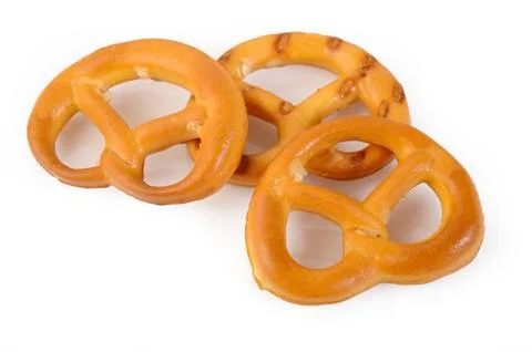 Salty pretzel Stock Photos