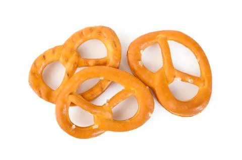 Salty pretzel Stock Photos