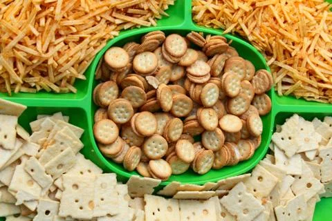 Salty snacks Stock-Fotos