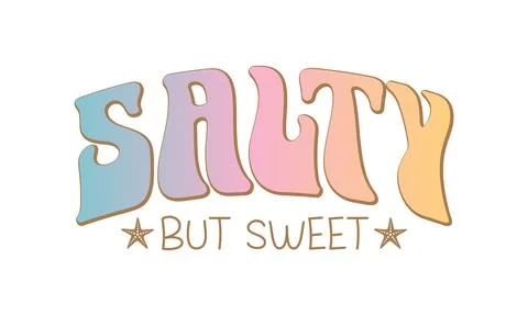 Salty But Sweet Stock Illustration