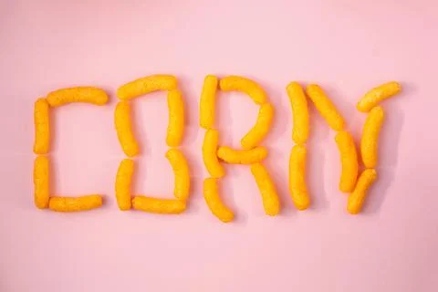 Salty, yellow corn Stock Photos