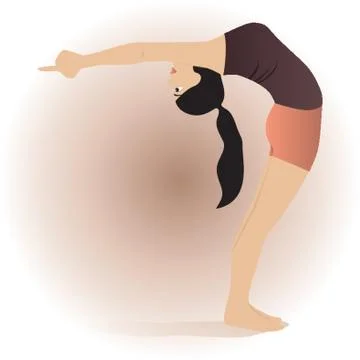 Salutation Pose Stock Illustration
