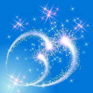 Salute and firework Stock Illustration