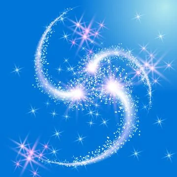 Salute and firework Stock Illustration