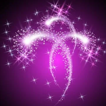 Salute and firework Stock Illustration