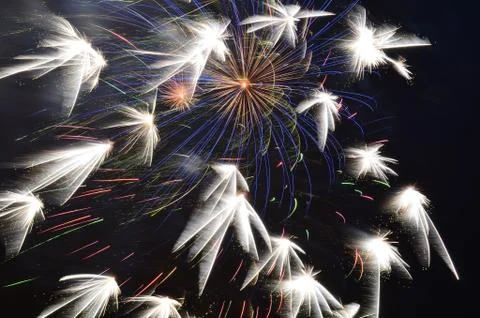 Salute, firework 库存照片