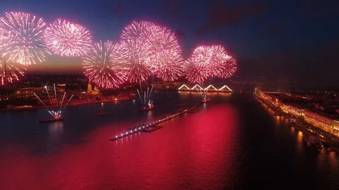 Salute Scarlet Sails.  Stock Footage 104166400