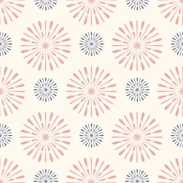 Salute splashes on white seamless pattern for textile and packaging design, s イラスト素材