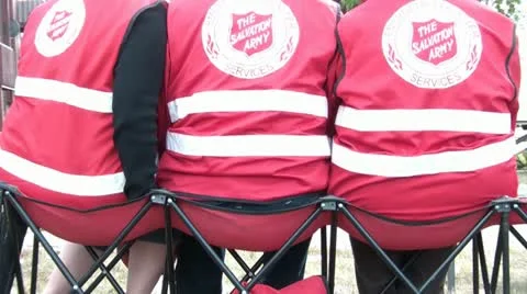 Salvation Army Workers 動画素材 12613142
