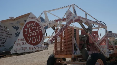 Salvation Mountain Stock Footage 128102144