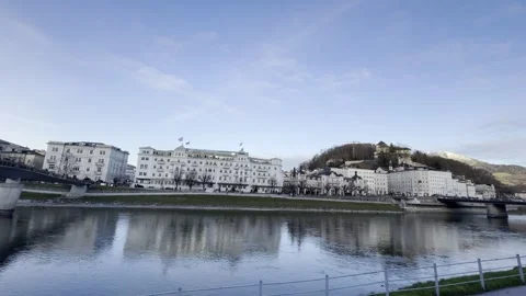 Salzach River Stock Footage 297070015