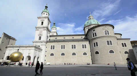 Salzburg Cathedral Stock Footage 32302522