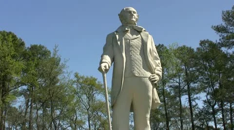 Sam Houston Statue Monument Texas Video stock 22216092